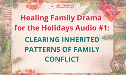 Healing Family Drama for the Holidays Audio #1: Clearing Inherited Patterns of Family Conflict